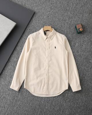 Ralph Lauren Shirt Unisex Corduroy Long Sleeve Button-Up