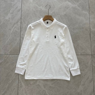 Ralph Lauren Classic Fit Cotton Piqué Long Sleeve Polo Shirt