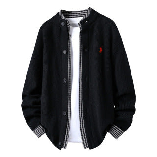 Ralph Lauren Essential Outerwear Half Zip Stand Collar Jacket