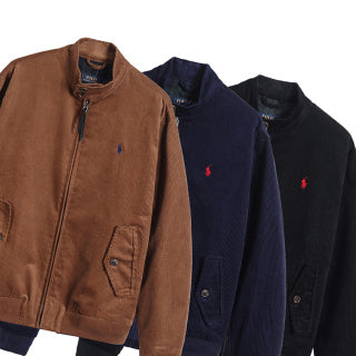 Ralph Lauren Heritage Outerwear Corduroy Harrington Jacket