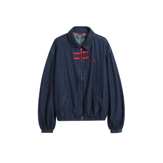 Ralph Lauren Heritage Outerwear Denim Mandarin Jacket