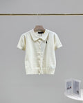 Ralph Lauren Knit Button Front Polo Shirt