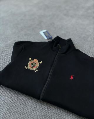 Ralph Lauren Heritage Outerwear Half Zip Stand Collar Jacket