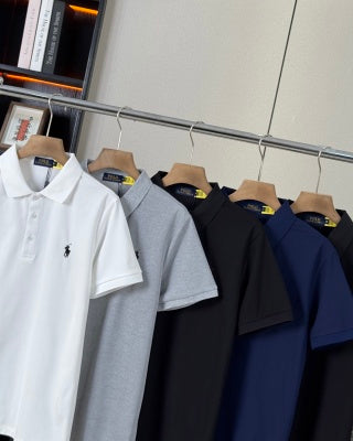 Ralph Lauren Classic Logo Cotton Knit Polo Shirt