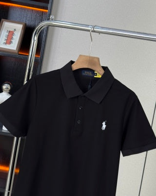 Ralph Lauren Classic Logo Cotton Knit Polo Shirt