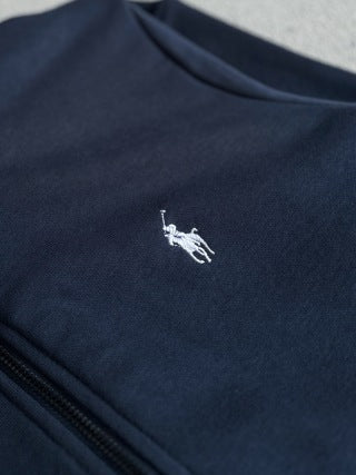 Ralph Lauren Outerwear Cotton French Terry Stand-Collar Zip Jacket