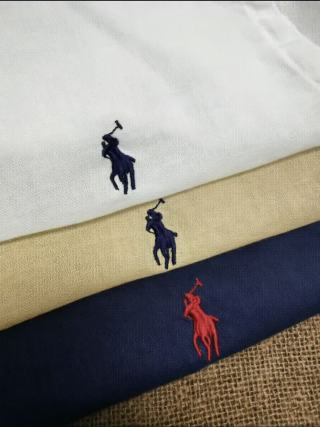Ralph Lauren Shirt Classic Linen Button Down Long Sleeve Shirt