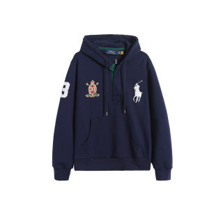 Ralph Lauren Heritage Outerwear Big Pony Hooded Sweatshirt Jacket