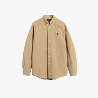 Ralph Lauren Shirt 100% Cotton Oxford Long Sleeve Button-Up