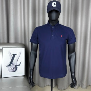 Ralph Lauren Unisex Navy Cotton Piqué Pony Polo Shirt