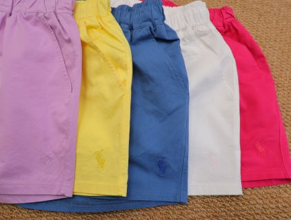 Ralph Lauren Pants Washed Cotton Twill Drawstring Women’s Shorts