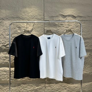 Ralph Lauren T-shirt Solid Crewneck Embroidered Pony Logo