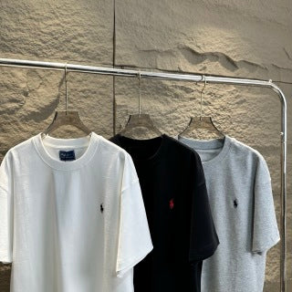 Ralph Lauren T-shirt Solid Crewneck Embroidered Pony Logo