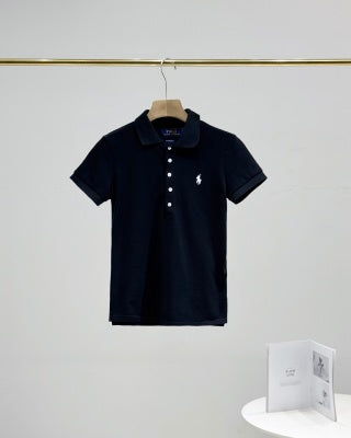 Ralph Lauren Women's Five Button Cotton Polo Shirt