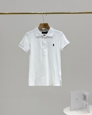 Ralph Lauren Women's Five Button Cotton Polo Shirt