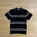 Ralph Lauren Striped Ice Silk Knit Polo Shirt