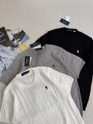 Ralph Lauren Cable Knit Short Sleeve Sweater
