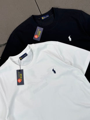 Ralph Lauren T-shirt Back Lettering Pony Logo Crew Neck Tee