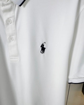 Ralph Lauren Contrast Trim Cotton Polo Shirt