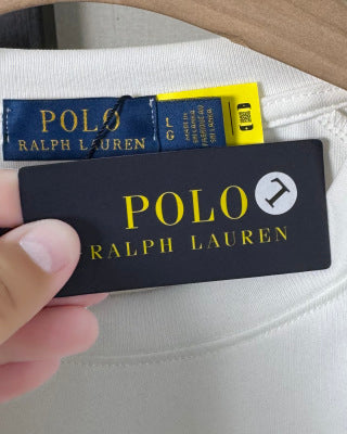 Ralph Lauren T-shirt Raglan Stripe Pony Logo Oversized Tee