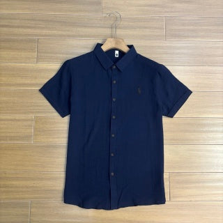 Ralph Lauren Shirt Solid Stretch Short Sleeve Button Shirt