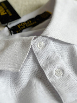 Ralph Lauren Custom Slim Cotton Mesh Polo Shirt