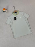 Ralph Lauren Bonded Trim Fine Stripe Polo Shirt
