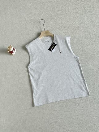 Ralph Lauren T-shirt Color Pony Sleeveless Cotton Tank Two-Pack