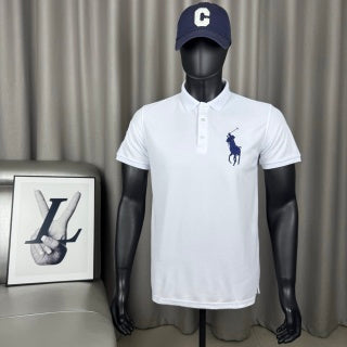 Ralph Lauren Polo Shirt White Big Pony 03 Patch Piqué Polo
