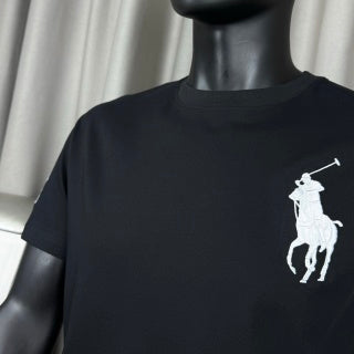 Ralph Lauren T-shirt Unisex Big Pony 3-Sleeve Cotton Crewneck Tee