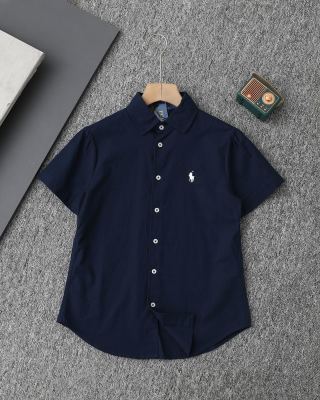 Ralph Lauren Shirt Linen Short Sleeve Button-Front Shirt