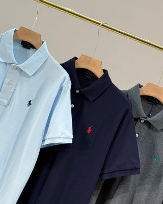 Ralph Lauren Polo Shirt Relaxed Cotton Mesh Piqué Polo