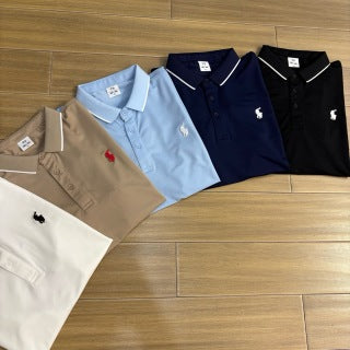 Ralph Lauren Contrast Trim Mesh Polo Shirt