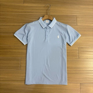 Ralph Lauren Contrast Trim Mesh Polo Shirt