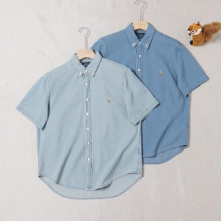 Ralph Lauren Shirt Short Sleeve Oxford Button-Down Shirt