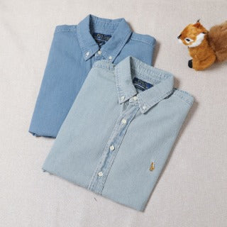 Ralph Lauren Shirt Short Sleeve Oxford Button-Down Shirt